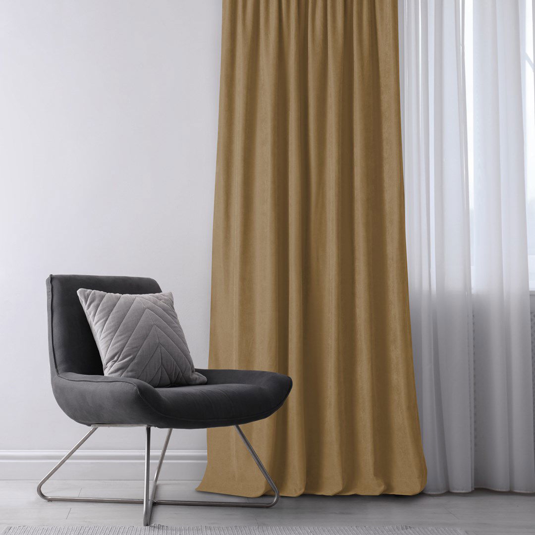 Naktinė užuolaida MILANA LIGHT BROWN FLEX, 220x175 cm - 4
