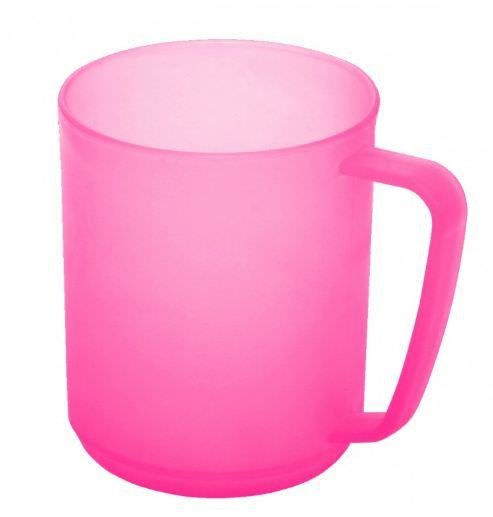 Plastikinis puodelis PLAST TEAM HAWAI, rožinės sp., 350 ml