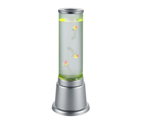 Stalinis LED šviestuvas REALITY JELLY, 6W RGB 5lm su dek skysčiu titano sp Ø12,5x36cm-0