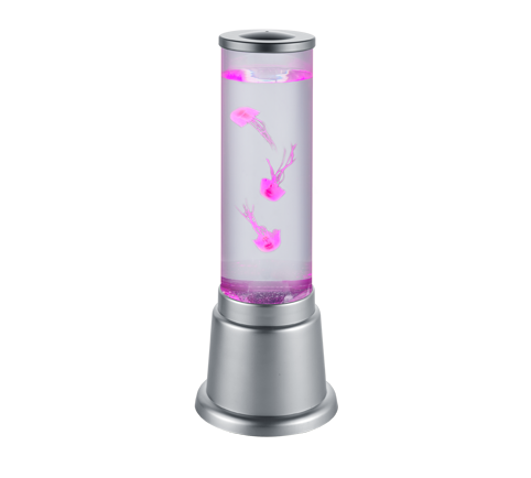 Stalinis LED šviestuvas REALITY JELLY, 6W RGB 5lm su dek skysčiu titano sp Ø12,5x36cm - 4