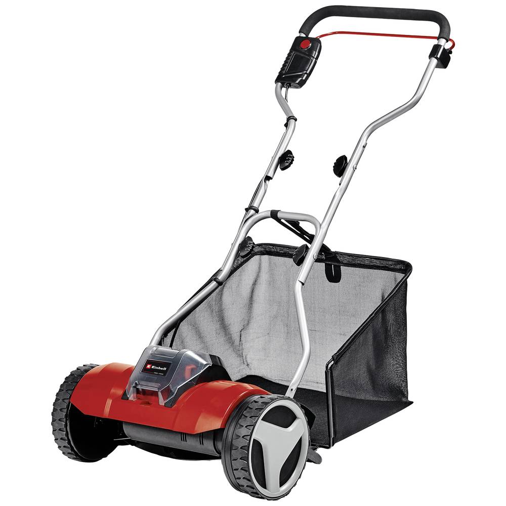 Akumuliatorinė vejapjovė EINHELL GE-HM 18/38 Li-Solo, 18 V, 38 cm, 45 l, be akumuliatoriaus-0