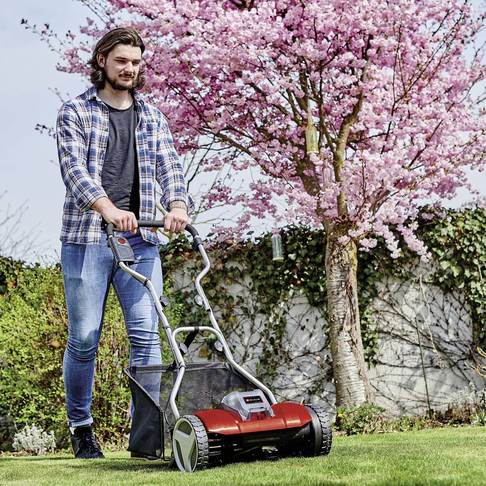 Akumuliatorinė vejapjovė EINHELL GE-HM 18/38 Li-Solo, 18 V, 38 cm, 45 l, be akumuliatoriaus - 7