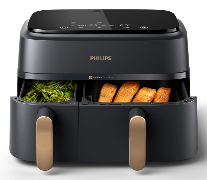 Karšto oro gruzdintuvė Philips 3000 serija NA 352/00, juoda, 2750 W, 9 l - 6
