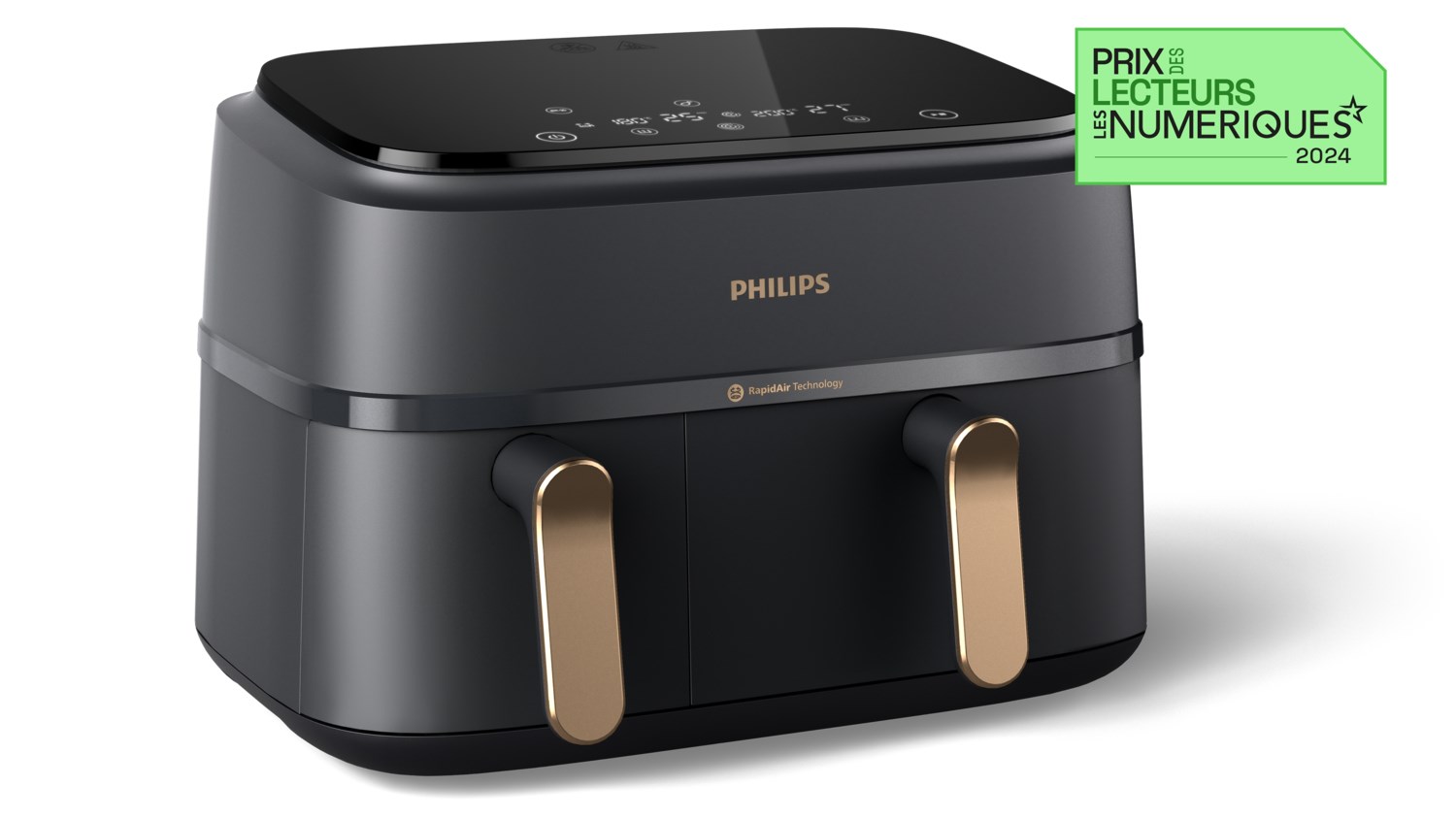 Karšto oro gruzdintuvė Philips 3000 serija NA 352/00, juoda, 2750 W, 9 l-1