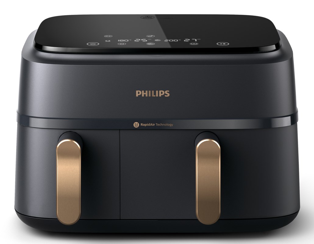 Karšto oro gruzdintuvė Philips 3000 serija NA 352/00, juoda, 2750 W, 9 l - 4