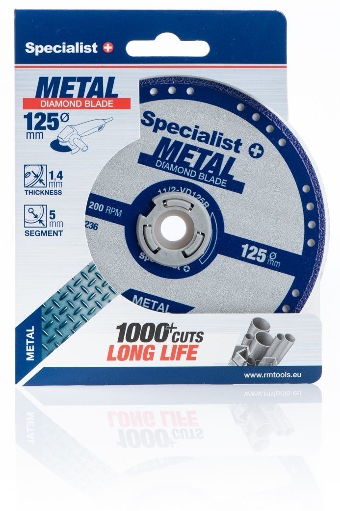 Deimantinis metalo pjovimo diskas SPECIALIST+ Metal, 125 x 1,0 x 22 mm - 4