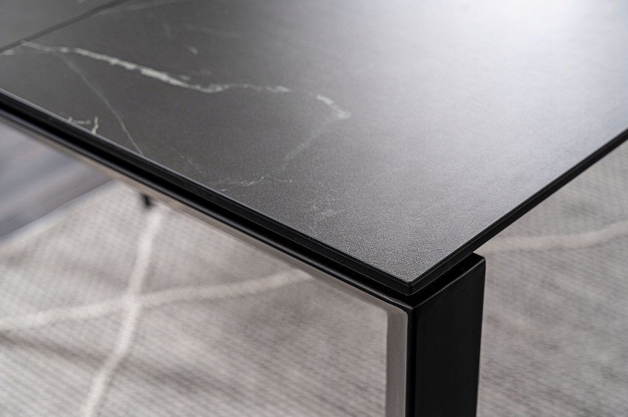 Valgomojo stalas METROPOL CERAMIC, 120 x 80 cm, juodas - 3
