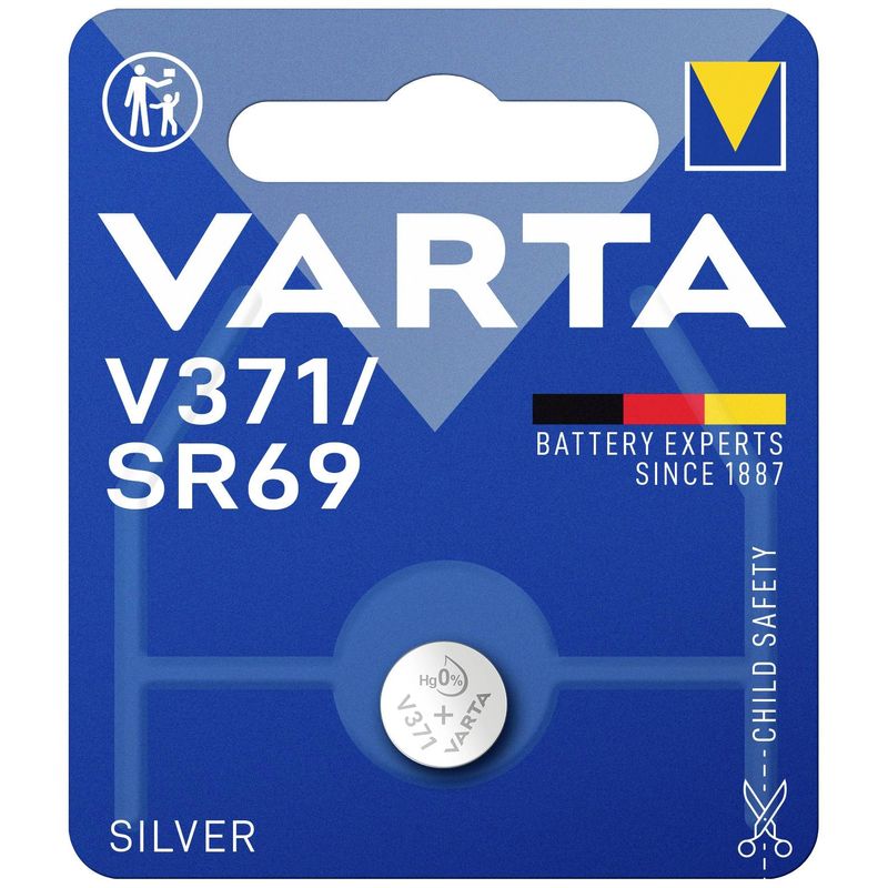 Elementai VARTA, V371/ SR69, sidabro oksido, 1 vnt-0