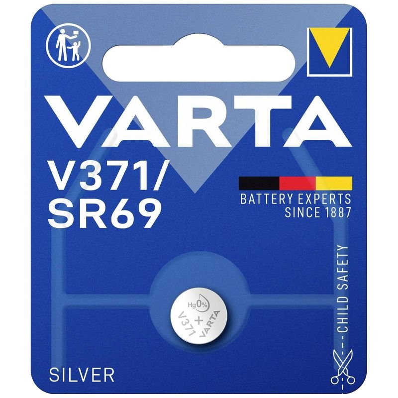 Elementai VARTA, V371/ SR69, sidabro oksido, 1 vnt