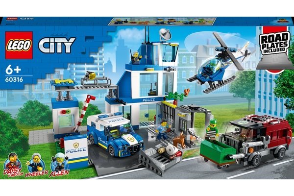 Konstruktorius LEGO® City Police Policijos nuovados 60316