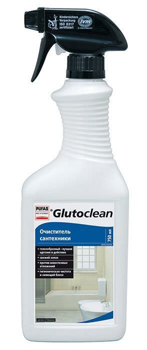 Sanitarinės įrangos valiklis GLUTOCLEAN, 750 ml