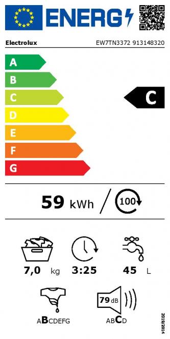 Iš viršaus pakraunama skalbyklė Electrolux EW7TN3372 - 2
