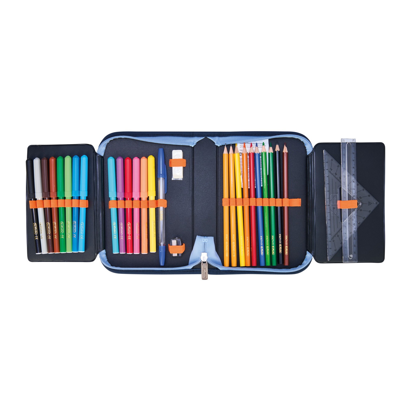 Penalas Herlitz Tech Mech su mokyklinėmis priemonėmis - 3