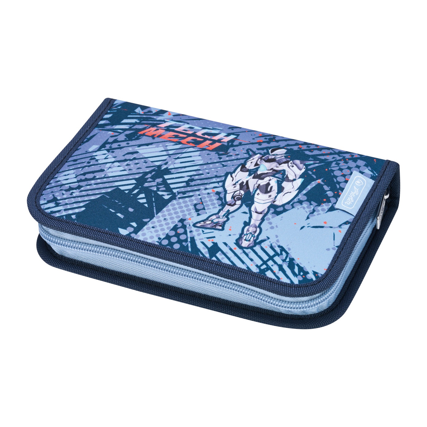 Penalas Herlitz Tech Mech su mokyklinėmis priemonėmis-0
