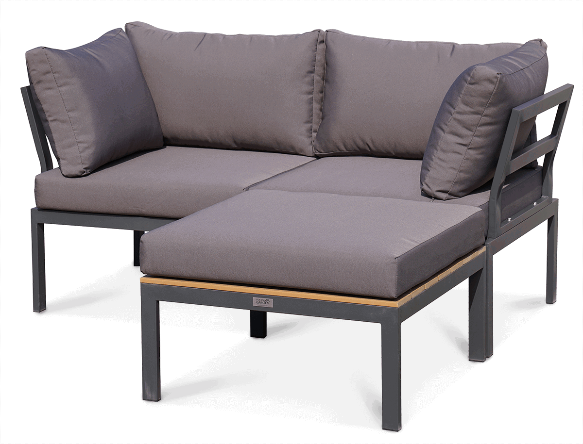 Lauko baldų komplektas JAVA, Dark Grey-1