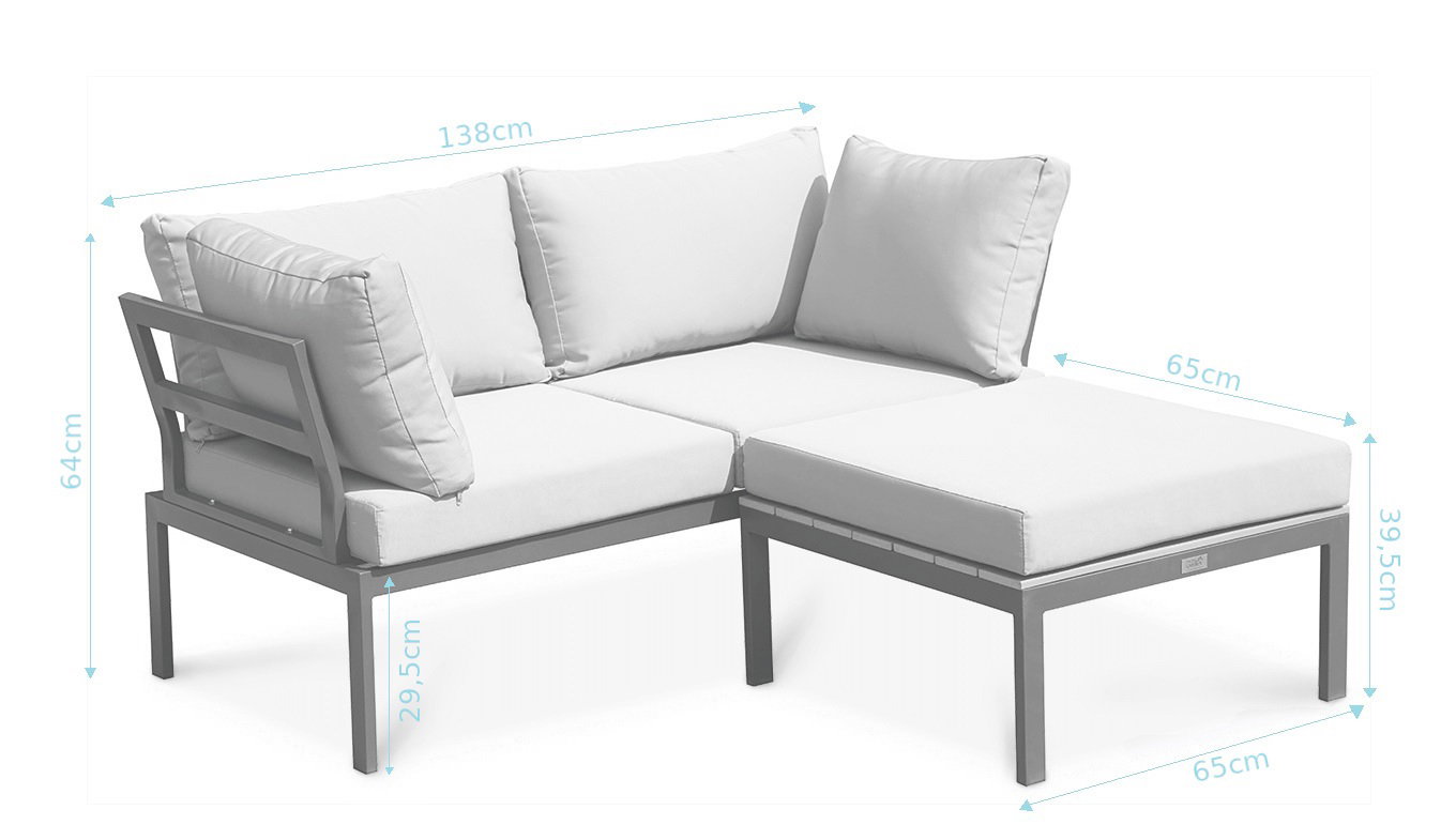 Lauko baldų komplektas JAVA, Dark Grey - 7
