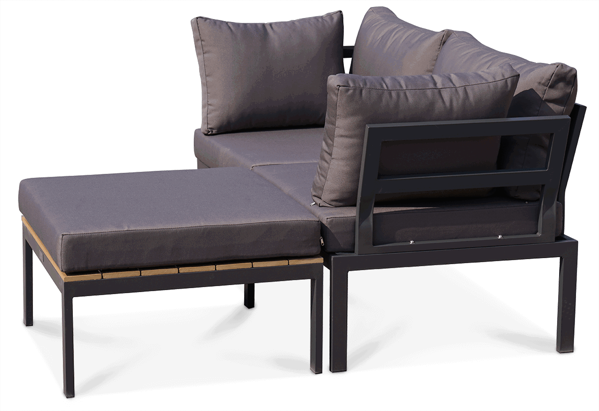 Lauko baldų komplektas JAVA, Dark Grey - 5