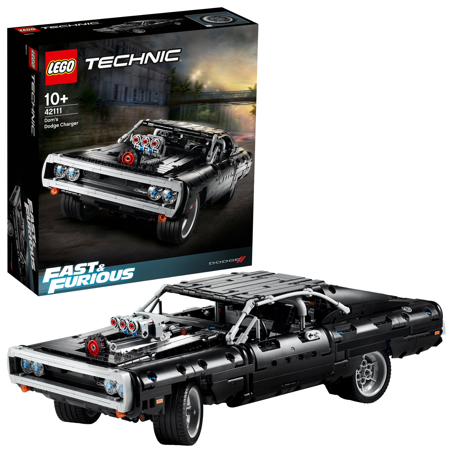 Konstruktorius LEGO® Technic Dom's Dodge Charger 42111 - 3