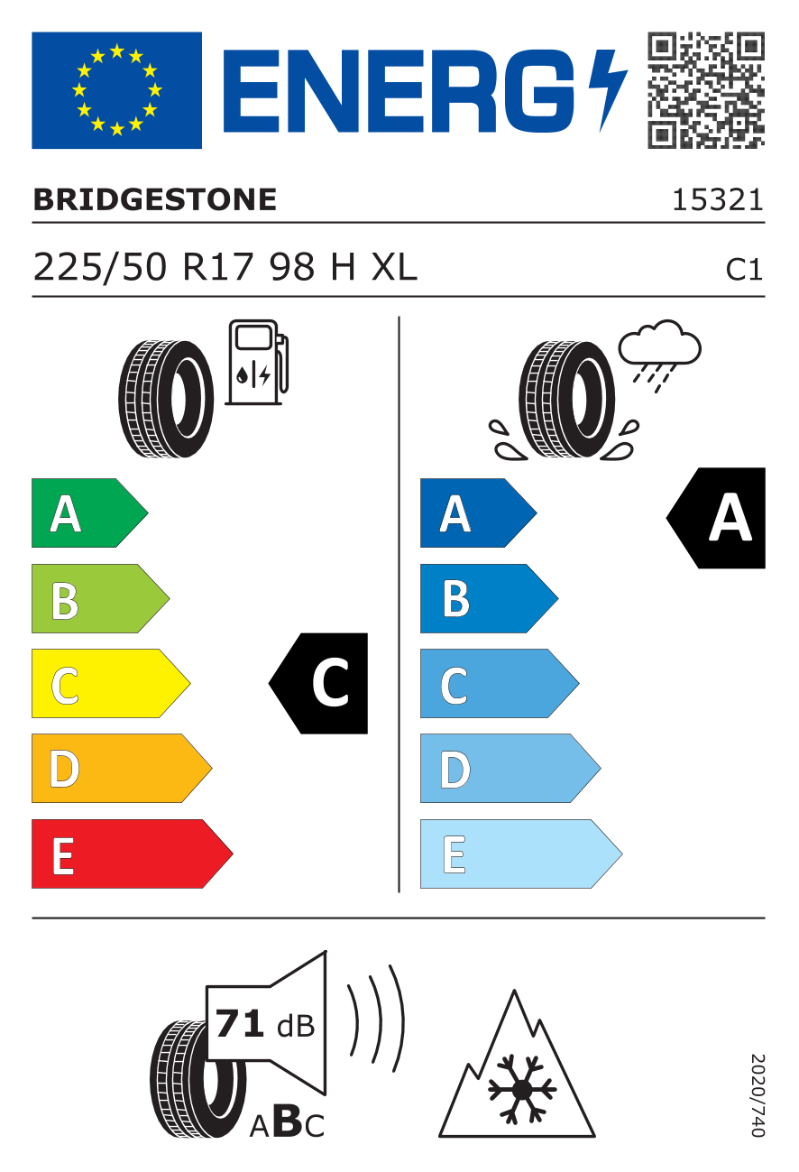 Bridgestone Blizzak LM005 225/50 R17 98 H - 2