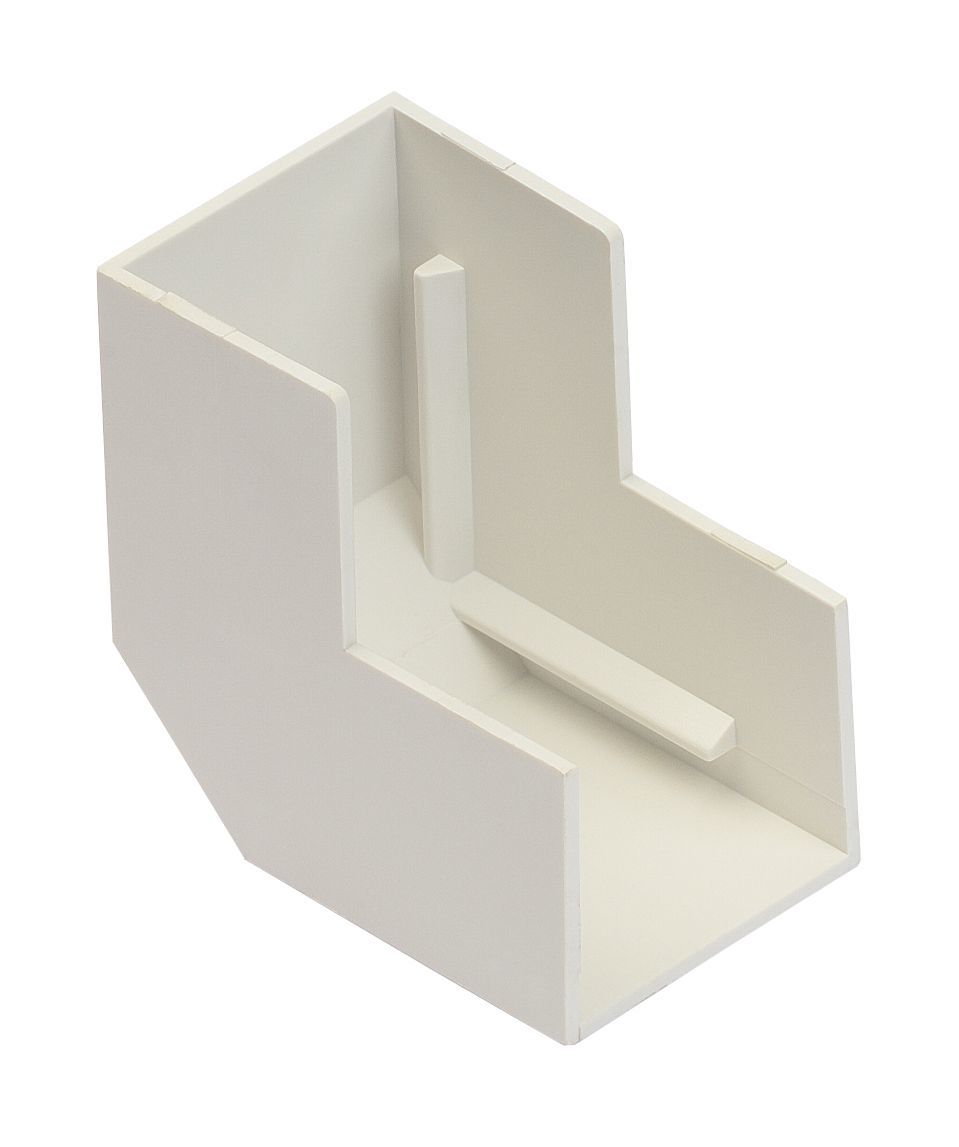 Instaliacinio kanalo išorinis kampas, 18 x 13 mm, baltos sp.-0