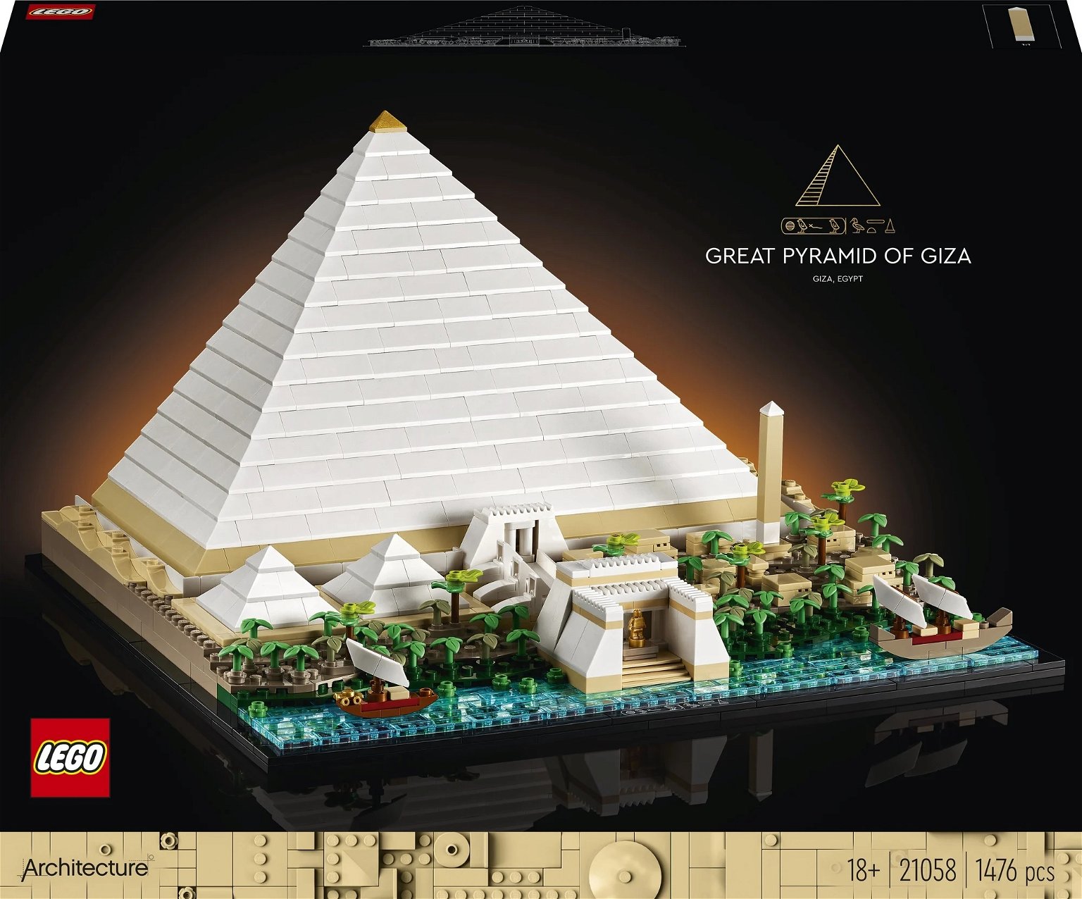 Konstruktorius LEGO® Architecture Didžioji Gizos piramidė 21058