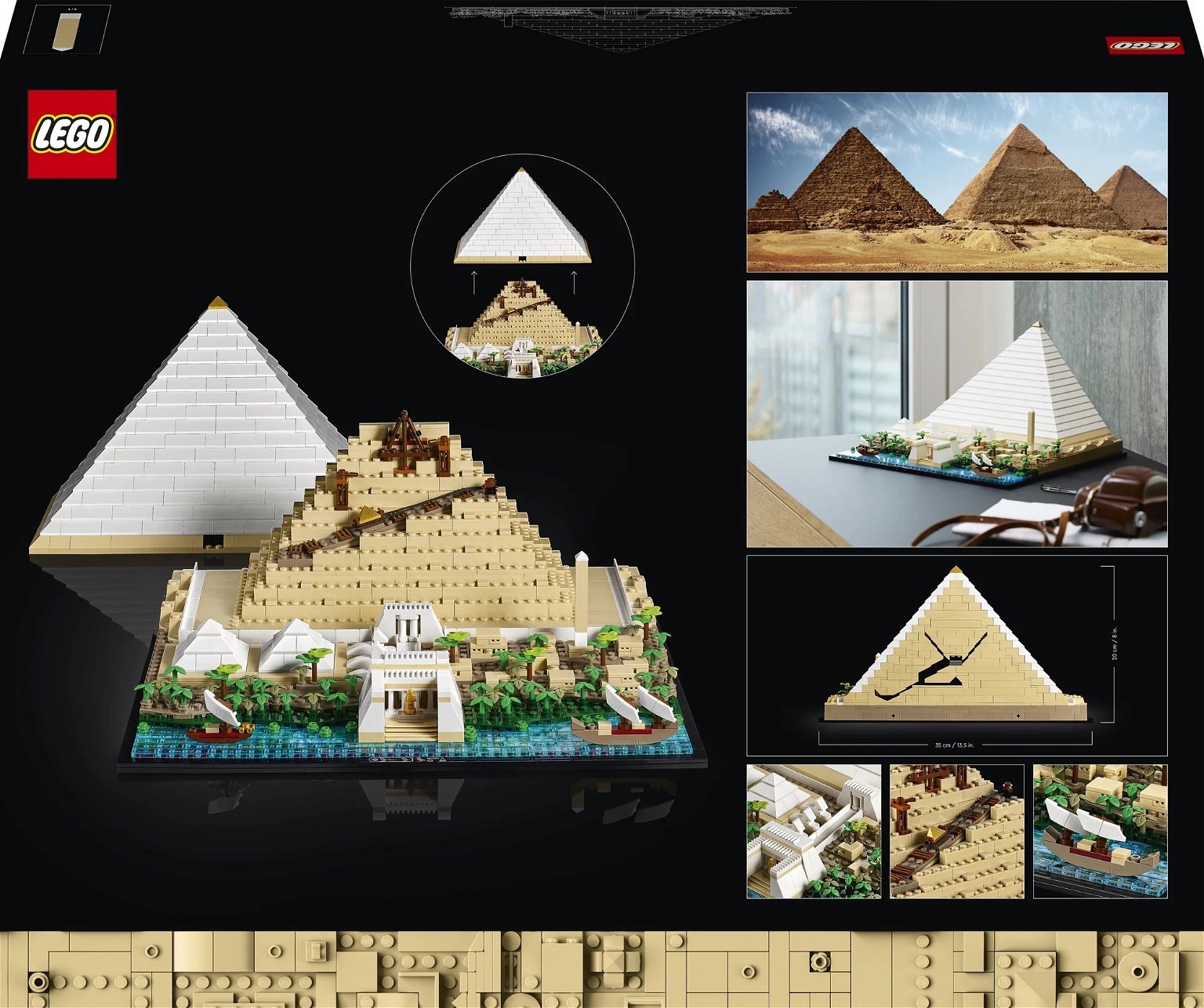 Konstruktorius LEGO® Architecture Didžioji Gizos piramidė 21058 - 2