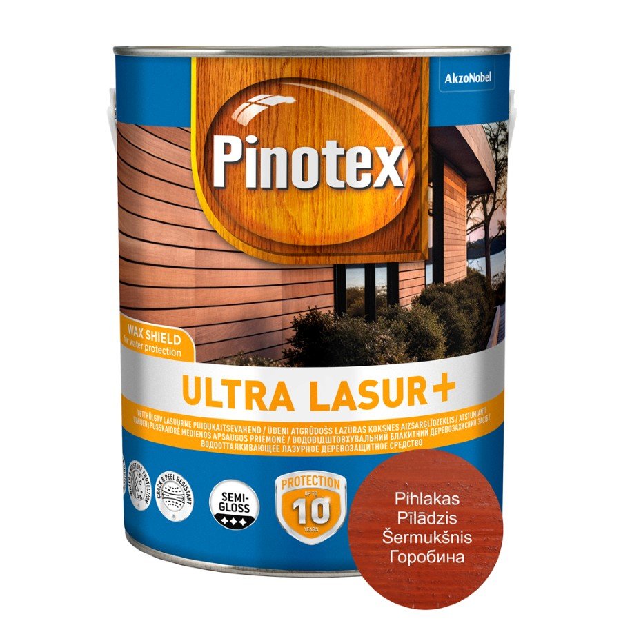 Medienos impregnantas PINOTEX ULTRA LASUR +, šermukšnio sp., 3 l-0