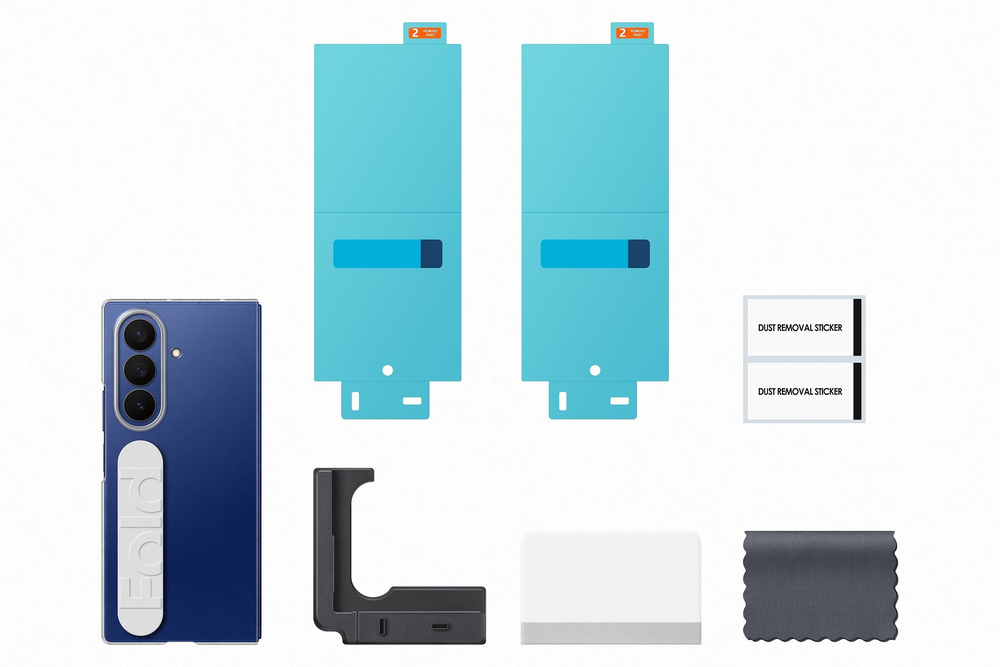 Skaidrus, liečiamas dėklas Samsung Galaxy Fold7 QF966CTEGWW, permatomas - 3