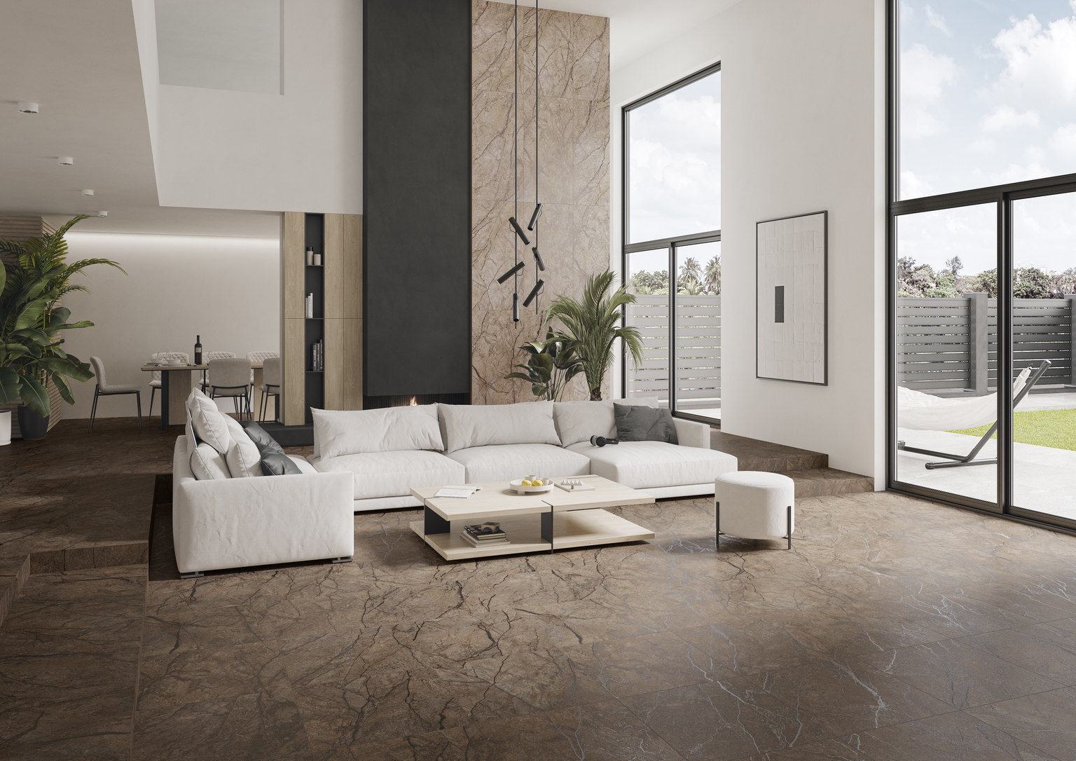 Akmens masės plytelės CASTELIS BEIGE GRES SZKL., rekt., matinės, 59,8 x 119,8 cm-1