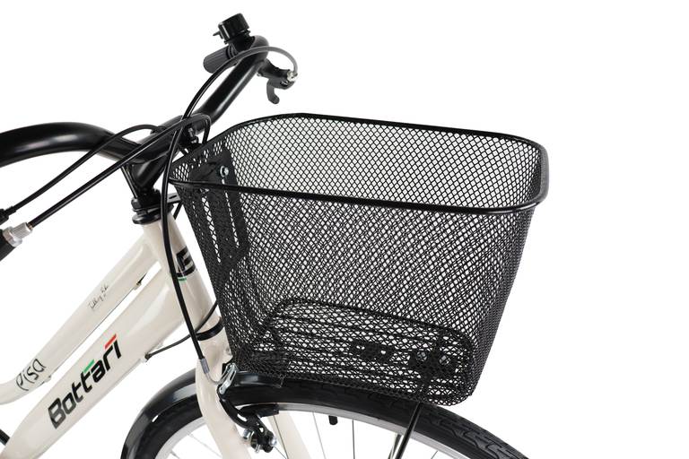 Moteriškas miesto dviratis BOTTARI TREKKING BIKE, 28 dydis, baltos sp.-1