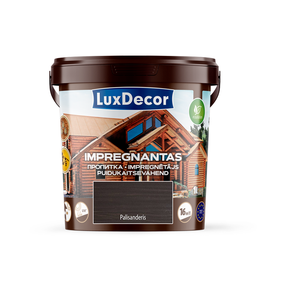 Medienos impregnantas LUXDECOR, palisanderio sp., 1 l-0