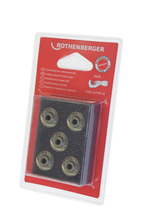 Atsarginis pjovimo ratukas Rothenberger TC35+TC30 Pro, Inox, 5vnt.