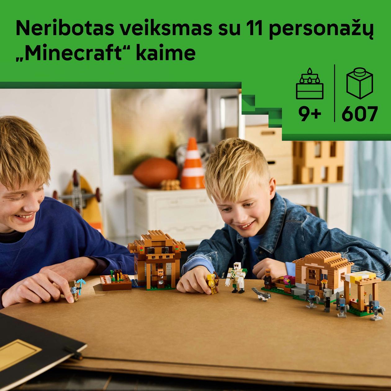 Konstruktorius LEGO Evoker Village Attack 21596 - 3