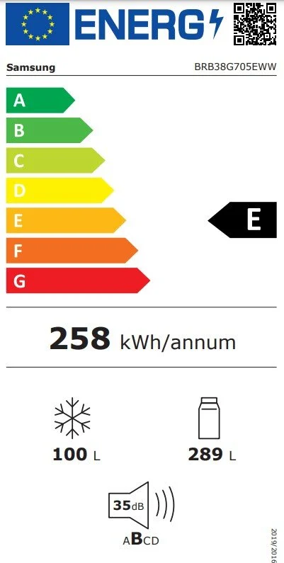 Įmontuojamas šaldytuvas SAMSUNG BRB38G705EWWEF, 70 cm/194 cm - 6