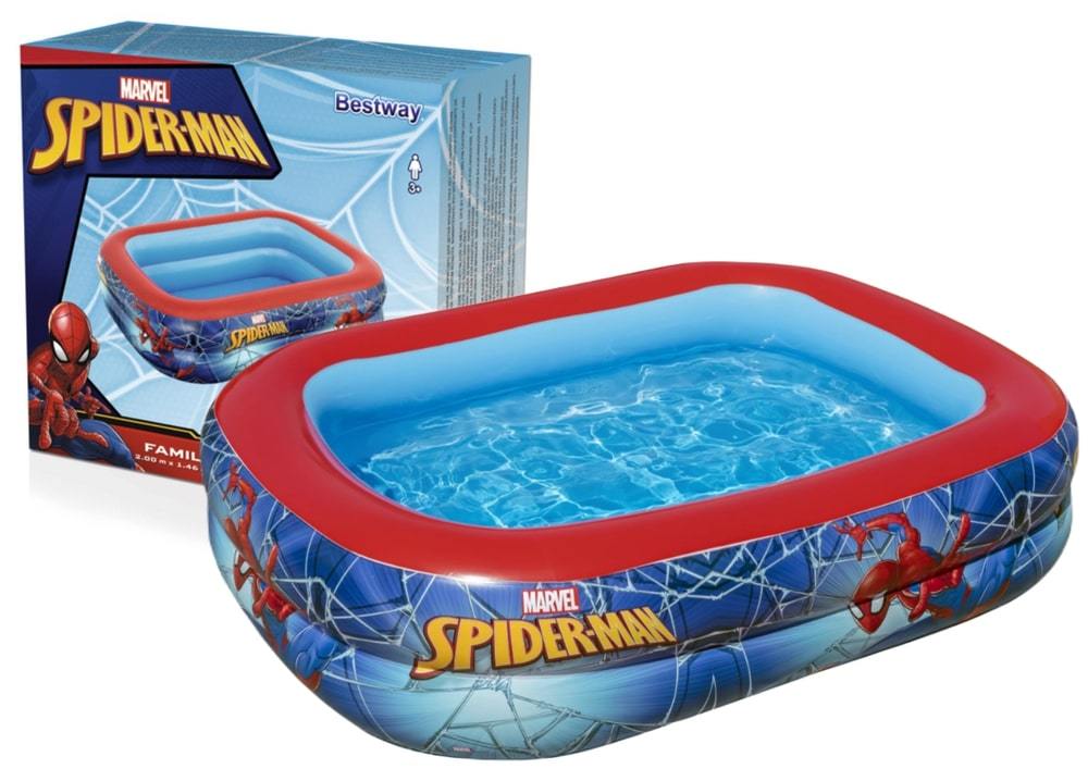 Vaikiškas baseinas Spider-Man Family Play Pool 6'7" x 57.5" x 19"/2.00m x 1.46m x 48cm-1