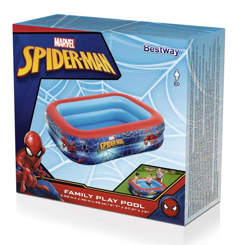 Vaikiškas baseinas Spider-Man Family Play Pool 6'7" x 57.5" x 19"/2.00m x 1.46m x 48cm - 3