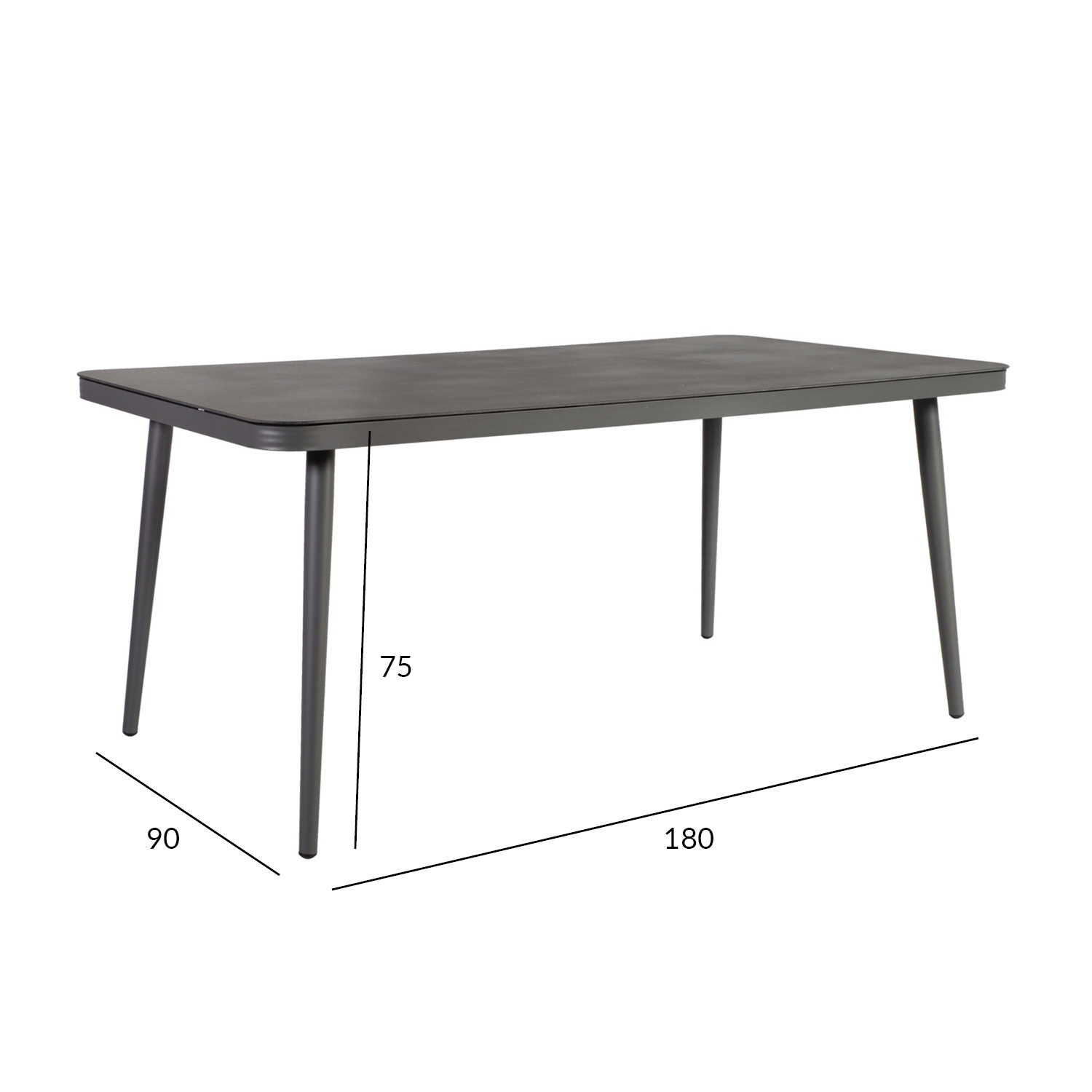 Lauko stalas ANDROS, 180 x 90 x 75 cm-1