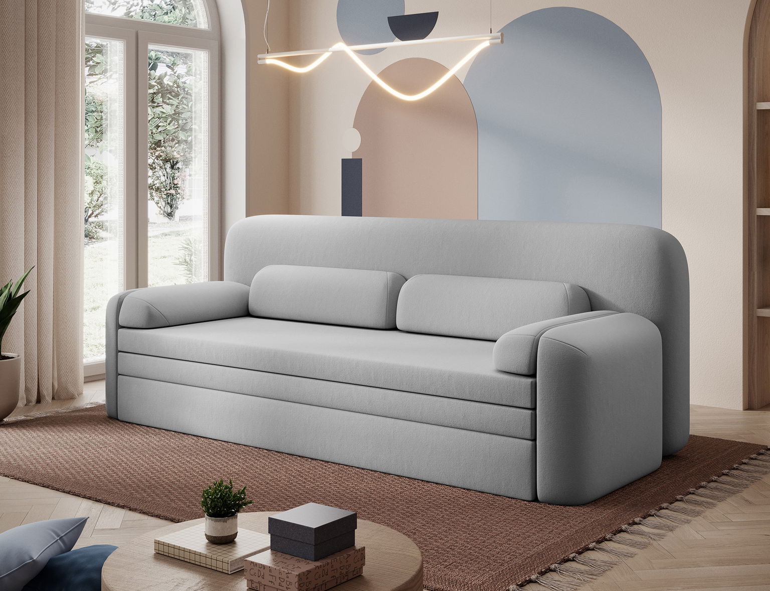 Sofa Elioss Sola, pilka - 6