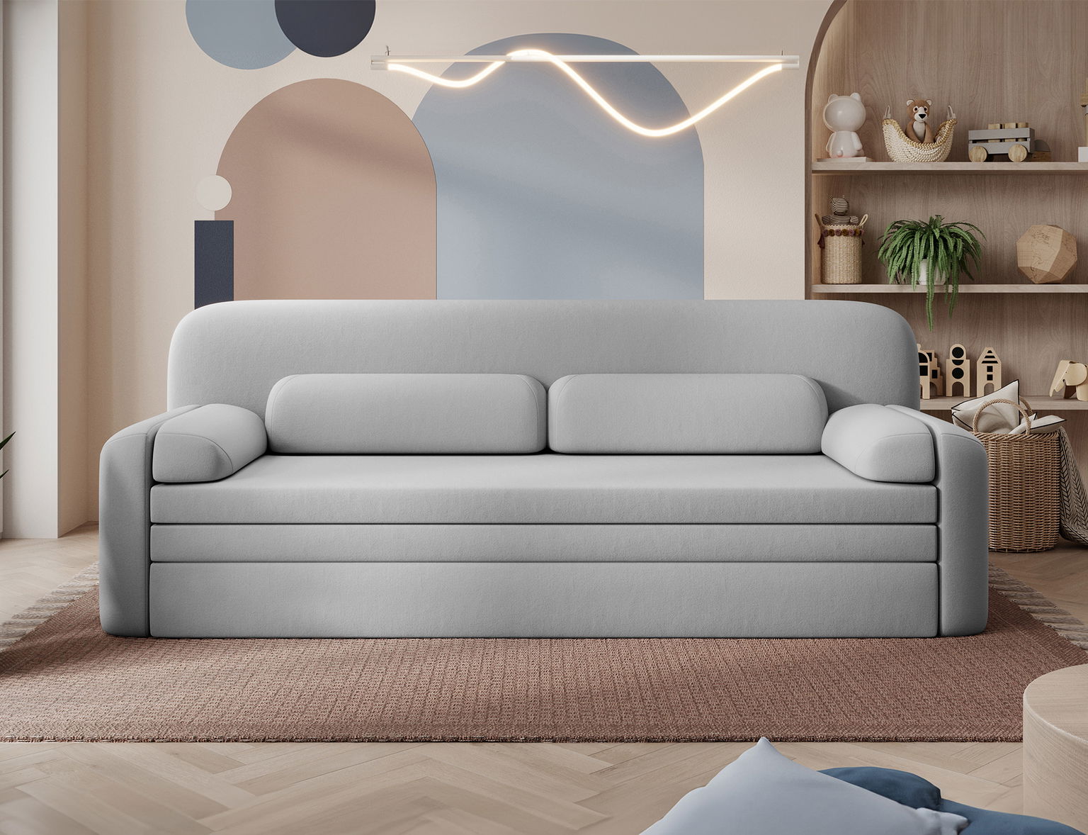 Sofa Elioss Sola, pilka - 4