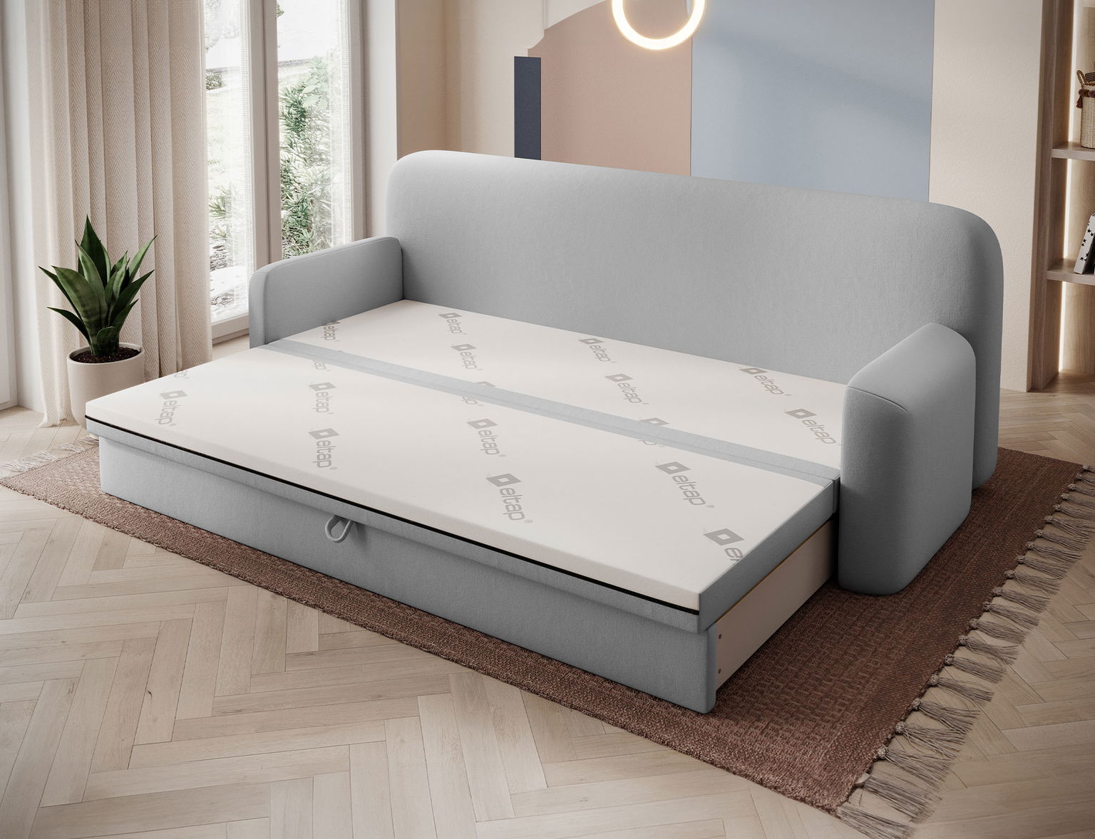 Sofa Elioss Sola, pilka - 7