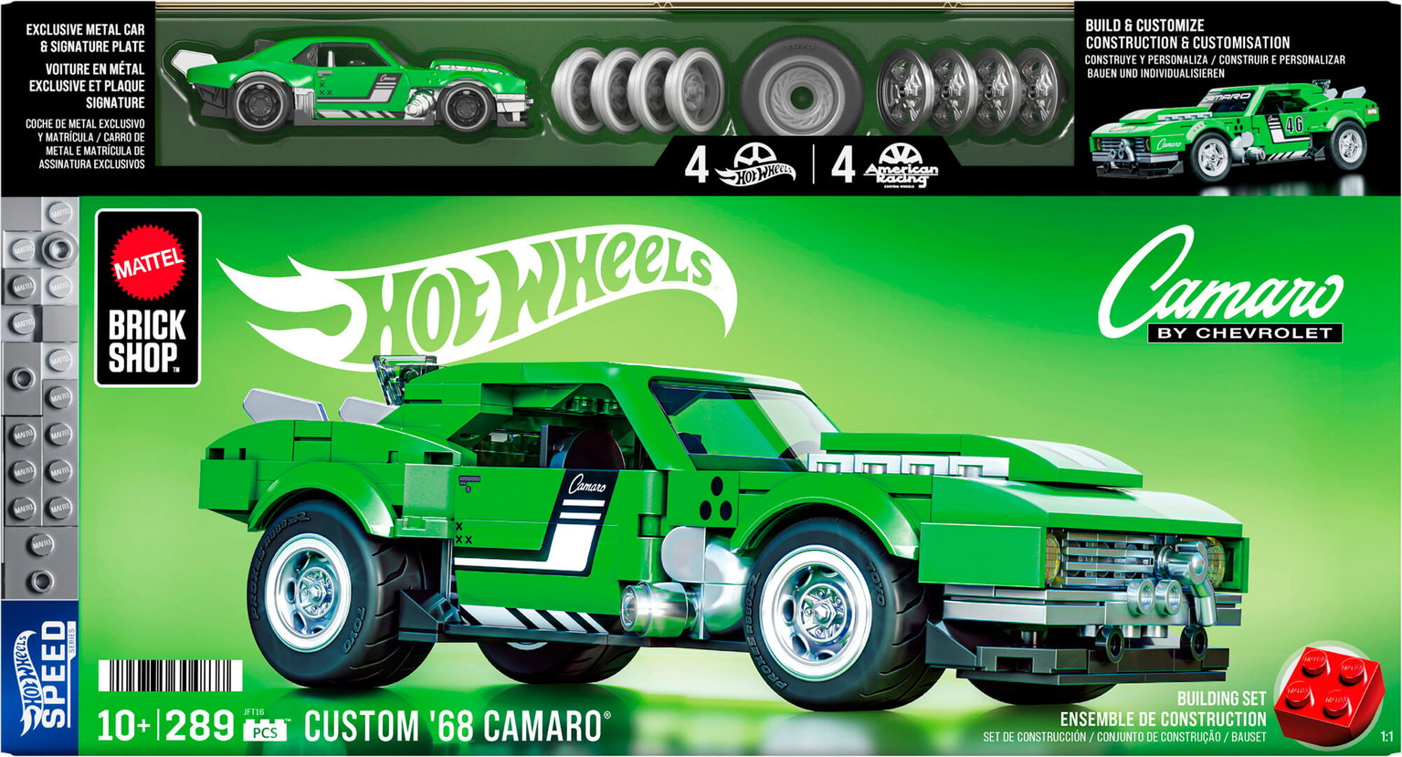Konstruktorius Hot Wheels – Speed Camaro (JFT16)-0
