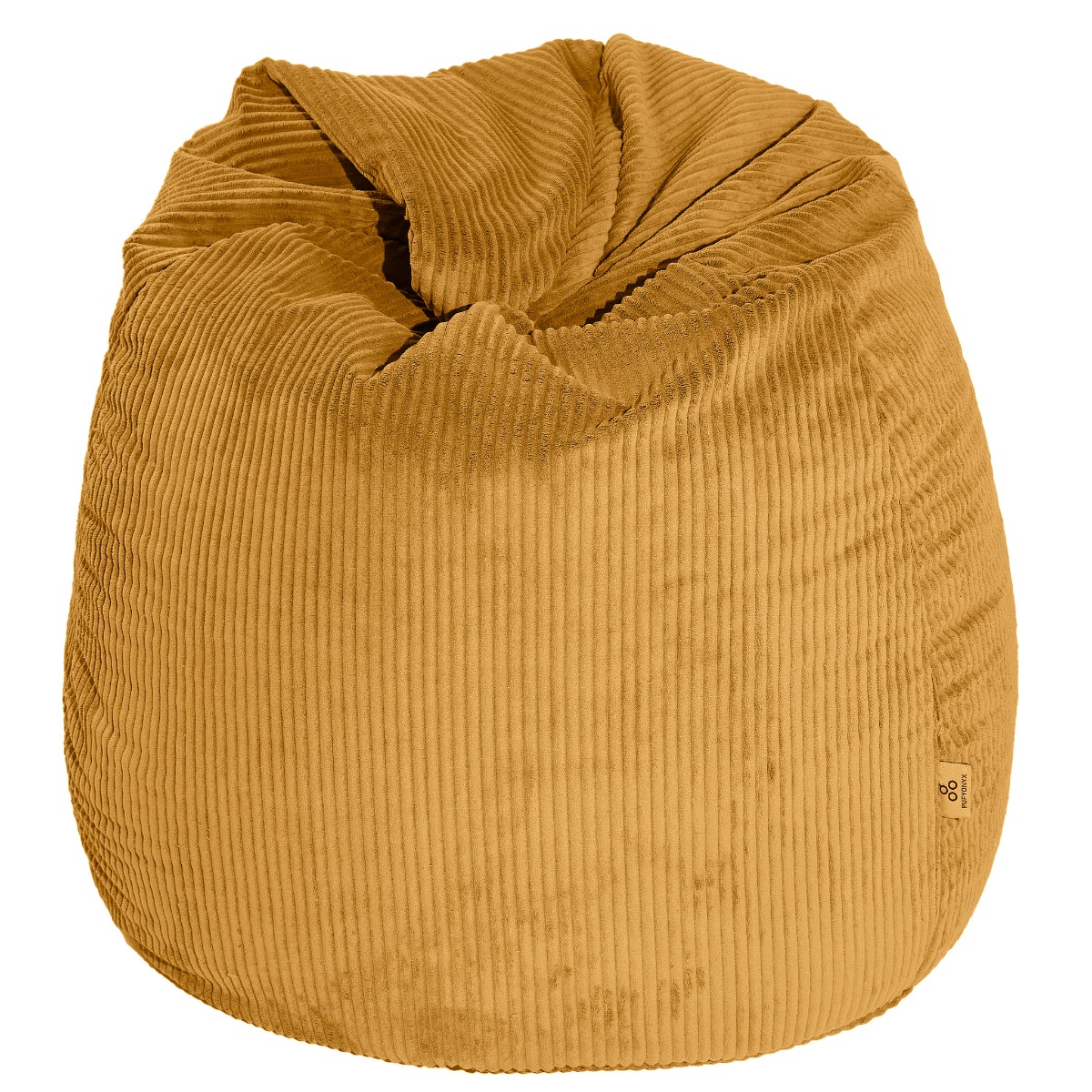 Sėdmaišis su pagalve Mega Lincoln L, 80x105 cm, garstyčių spalvos - 3