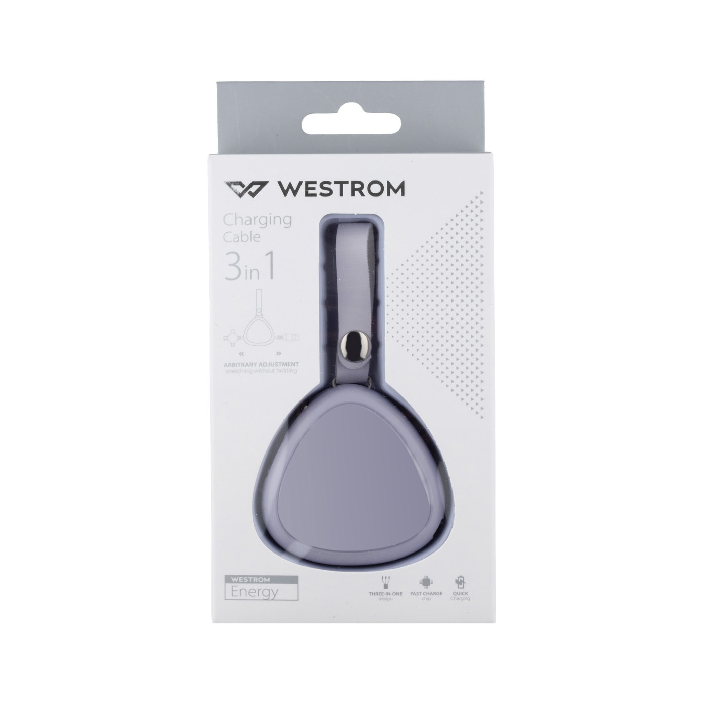 Laidas WESTROM 3-IN-1, violetinės spalvos-1