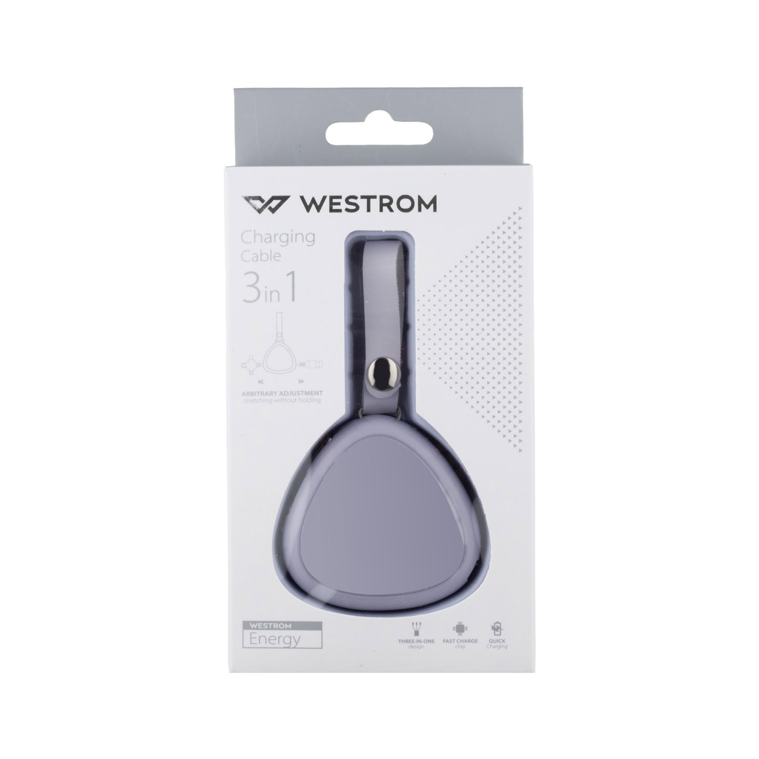Laidas WESTROM 3-IN-1, violetinės spalvos-1