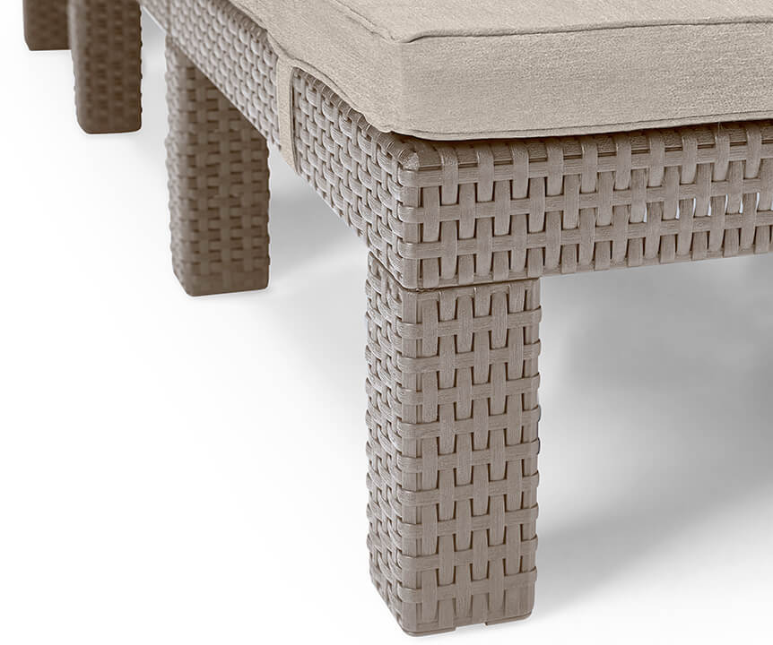 Lauko gultų komplektas DAYTONA DELUXE, 2 vnt., kreminė - 4