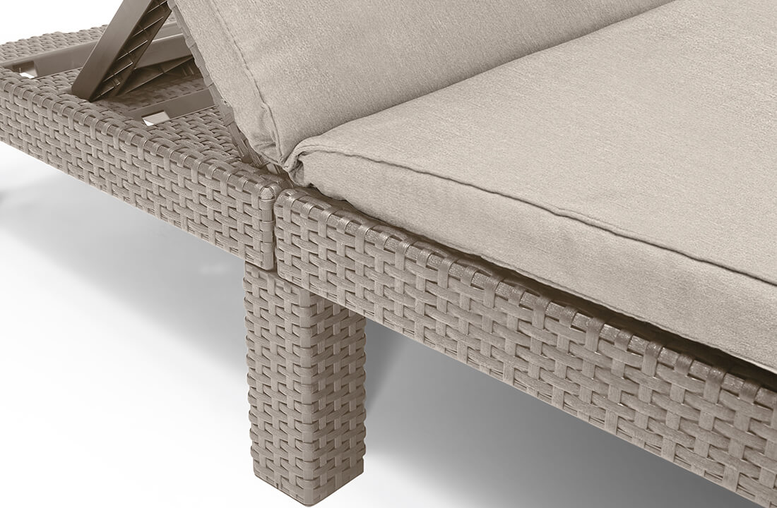 Lauko gultų komplektas DAYTONA DELUXE, 2 vnt., kreminė - 5