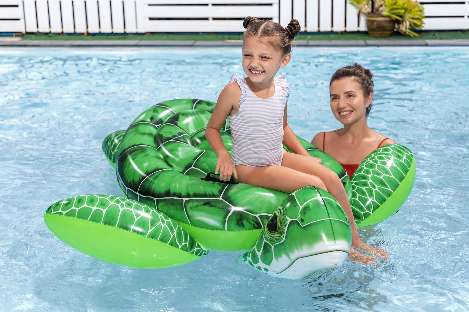 Pripučiamas vandens plaustas BESTWAY Tidal Turtle, 153 x 140 x 38 cm - 5