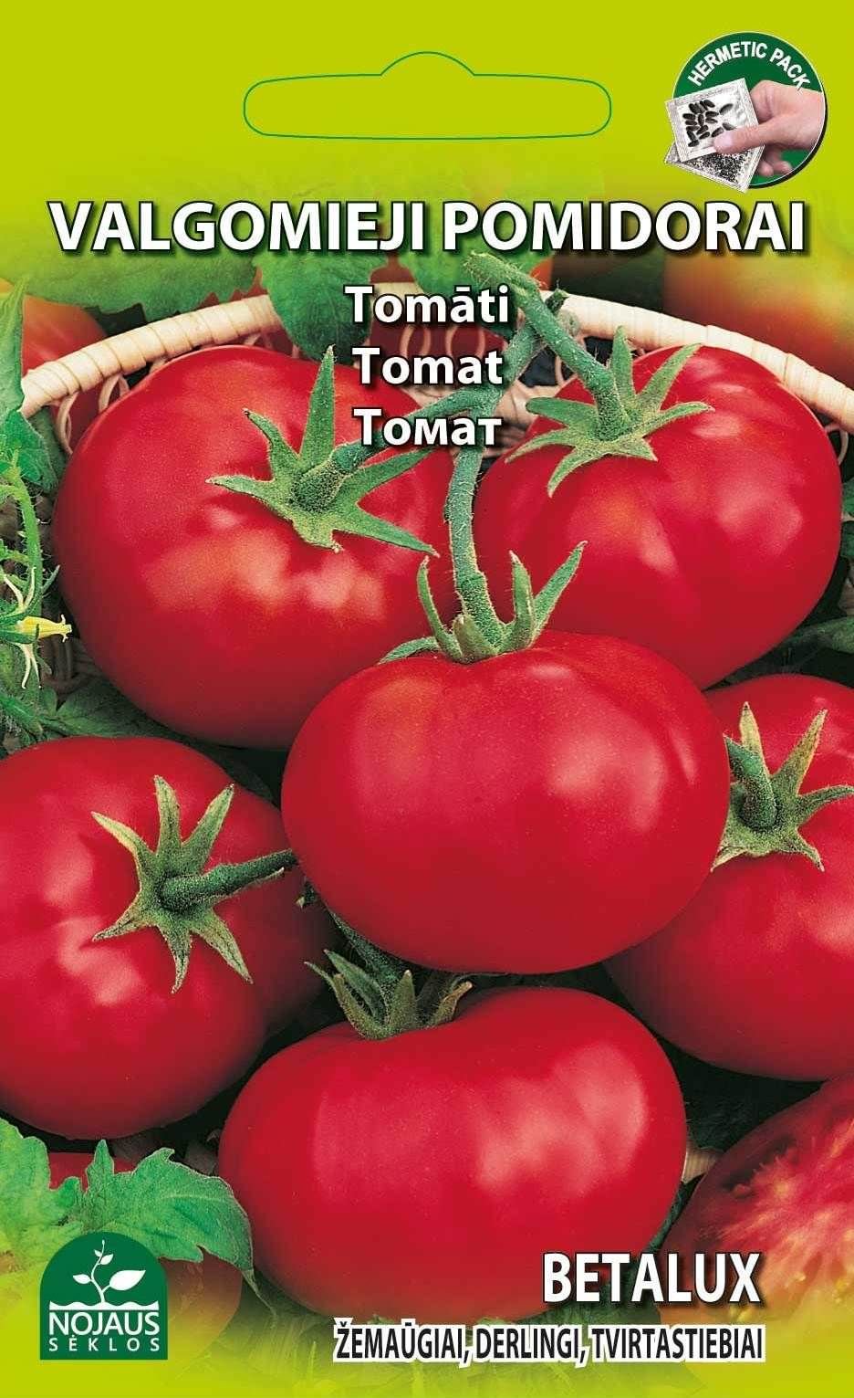 Valgomųjų pomidorų sėklos BETALUX, 0,2 g