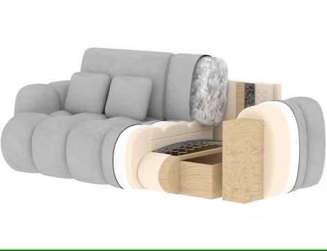 Sofa Cotonn 18ROY Beige, smėlio - 3
