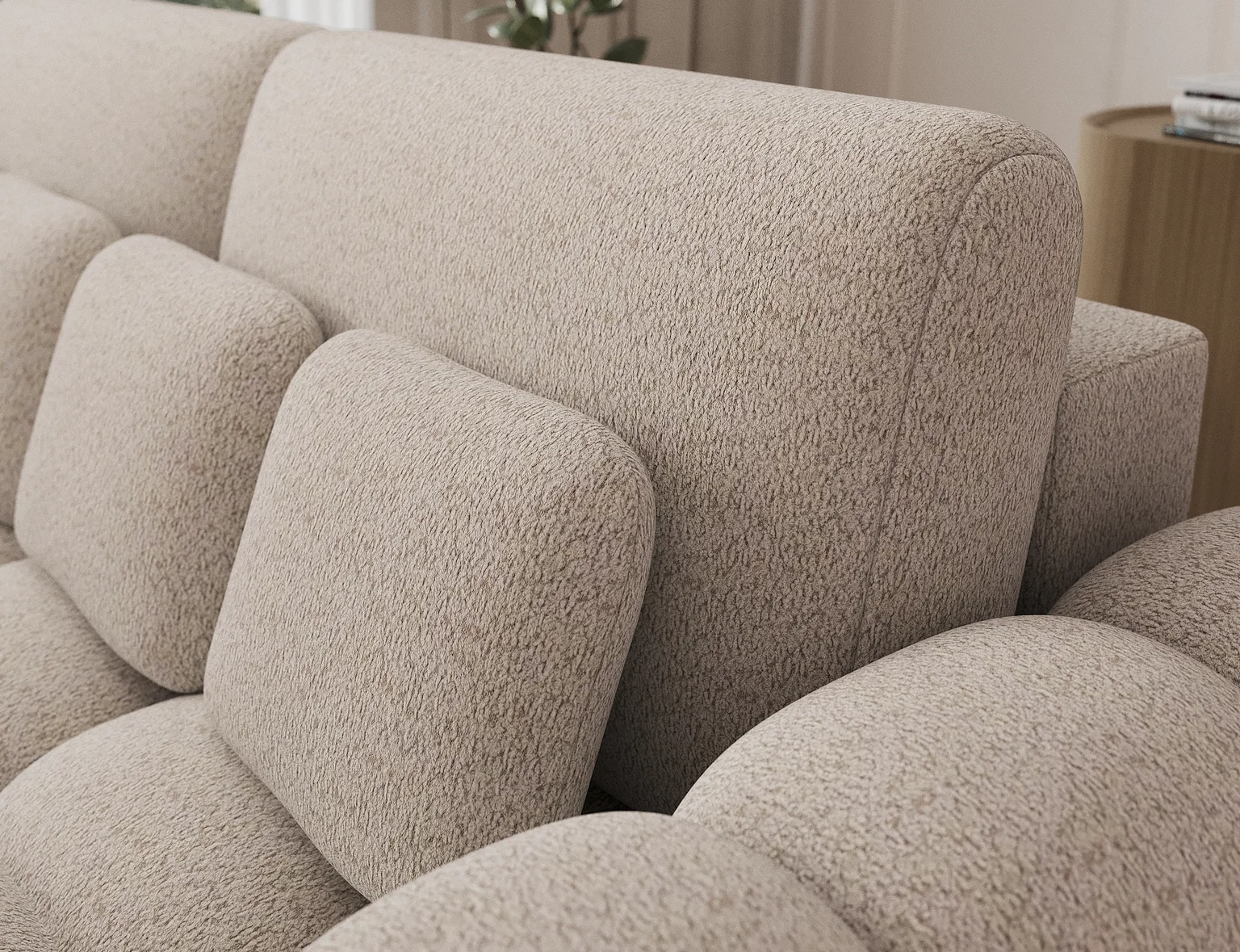 Sofa Cotonn 18ROY Beige, smėlio - 7
